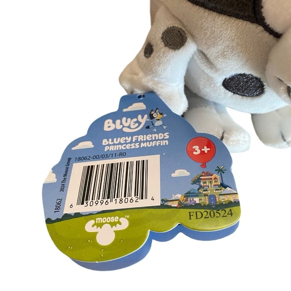 Bluey & Friends PRINCESS MUFFIN 7" Plush Stuffed Animal Figure New HTF - Picture 3 of 5